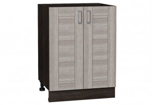 Шкаф нижний с 2-мя дверцами Лофт Cappuccino Veralinga / Graphite 60 х 48 х 81,6 см