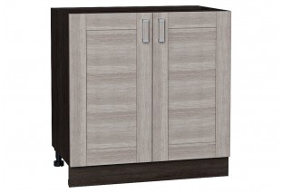Шкаф нижний с 2-мя дверцами Лофт Cappuccino Veralinga / Graphite 80 х 48 х 81,6 см