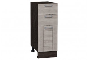 Шкаф нижний с 3-мя ящиками Лофт Cappuccino Veralinga / Graphite 30 х 48 х 81,6 см