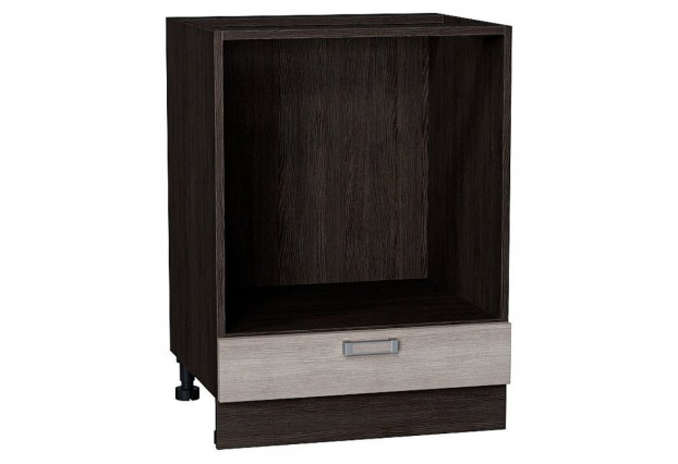 Шкаф нижний под духовку Лофт Cappuccino Veralinga / Graphite 60 х 47,6 х 81,6 см