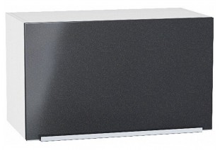 Шкаф верхний горизонтальный Фьюжн Anthracite / Белый 60 х 32 х 35,8 см