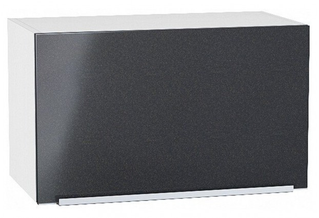 Шкаф верхний горизонтальный Фьюжн Anthracite / Белый 60 х 32 х 35,8 см