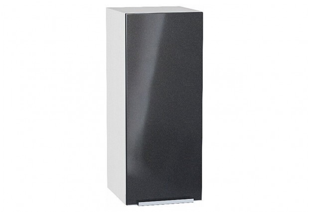 Шкаф верхний с 1-ой дверцей Фьюжн Anthracite / Белый 30 х 32 х 71,6 см