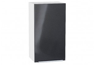 Шкаф верхний с 1-ой дверцей Фьюжн Anthracite / Белый 40 х 32 х 71,6 см
