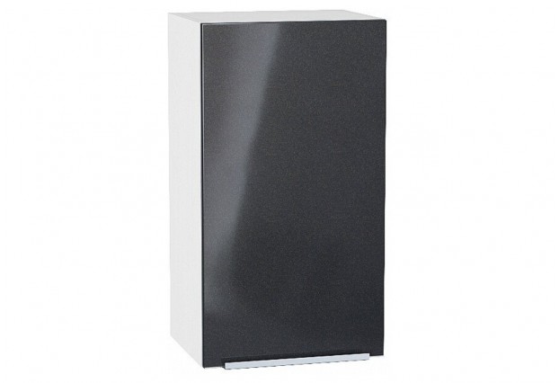 Шкаф верхний с 1-ой дверцей Фьюжн Anthracite / Белый 40 х 32 х 71,6 см