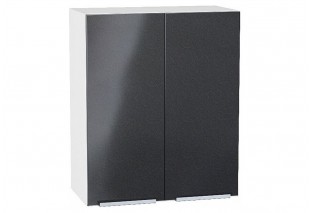 Шкаф верхний с 2-мя дверцами Фьюжн Anthracite / Белый 60 х 32 х 71,6 см