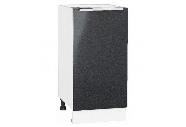 Шкаф нижний с 1-ой дверцей Фьюжн Anthracite / Белый 40 х 48 х 81,6 см