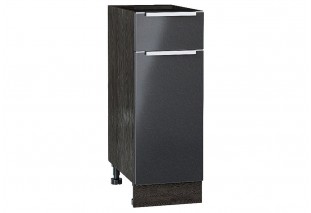 Шкаф нижний с 1-ой дверцей и ящиком Фьюжн Anthracite / Graphite 30 х 48 х 81,6 см