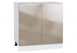 Шкаф нижний с 2-мя дверцами Фьюжн Gallant / Белый 80 х 48 х 81,6 см