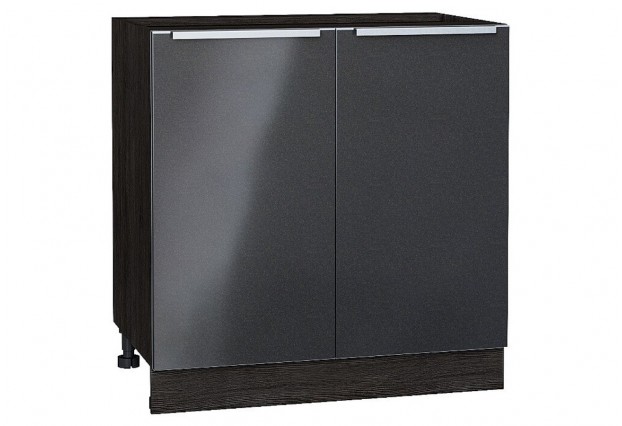 Шкаф нижний с 2-мя дверцами Фьюжн Anthracite / Graphite 80 х 48 х 81,6 см