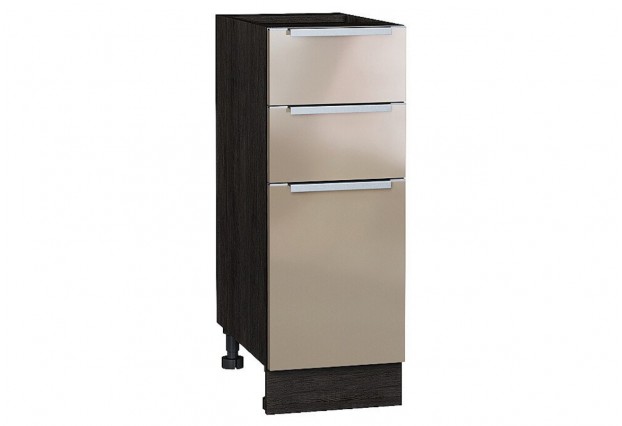 Шкаф нижний с 3-мя ящиками Фьюжн Gallant / Graphite 30 х 48 х 81,6 см