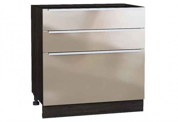Шкаф нижний с 3-мя ящиками Фьюжн Gallant / Graphite 80 х 48 х 81,6 см