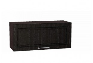 Шкаф верхний горизонтальный Прага Венге премиум / Graphite 80 х 31,8 х 35,8 см