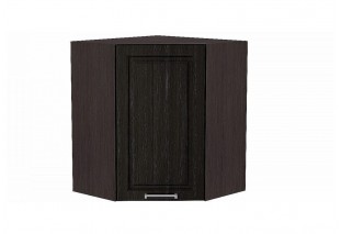 Шкаф верхний угловой Прага Венге премиум / Graphite 60 х 60 х 71,6 см
