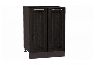 Шкаф нижний с 2-мя дверцами Прага Венге премиум / Graphite 60 х 47,8 х 81,6 см
