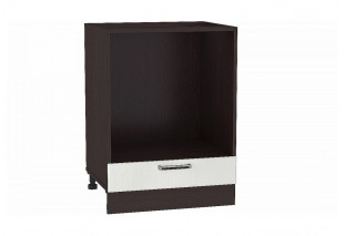 Шкаф нижний под духовку Прага Белое дерево / Graphite 60 х 47,4 х 81,6 см