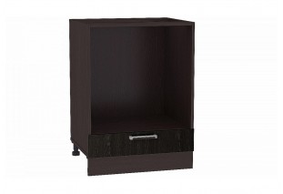 Шкаф нижний под духовку Прага Венге премиум / Graphite 60 х 47,4 х 81,6 см