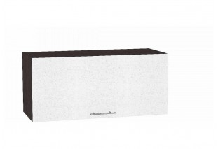 Шкаф верхний горизонтальный Валерия-М Белый металлик / Graphite 80 х 31,8 х 35,8 см
