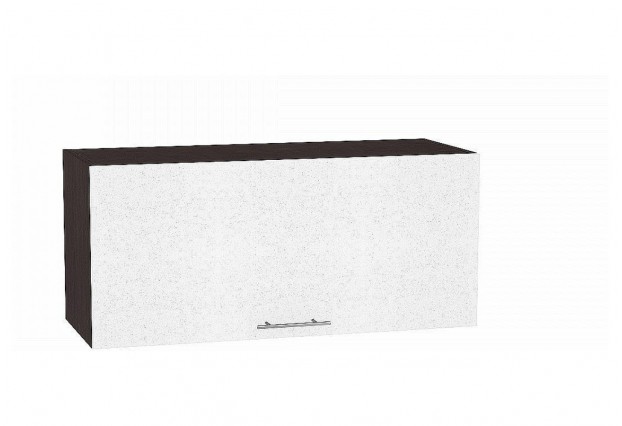 Шкаф верхний горизонтальный Валерия-М Белый металлик / Graphite 80 х 31,8 х 35,8 см