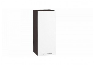 Шкаф верхний с 1-ой дверцей Валерия-М Белый глянец / Graphite 30 х 31,8 х 71,6 см