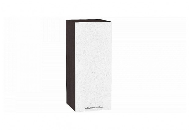 Шкаф верхний с 1-ой дверцей Валерия-М Белый металлик / Graphite 30 х 31,8 х 71,6 см