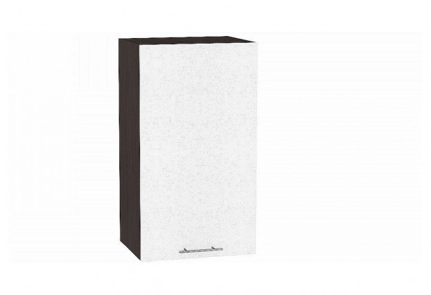 Шкаф верхний с 1-ой дверцей Валерия-М Белый металлик / Graphite 40 х 31,8 х 71,6 см