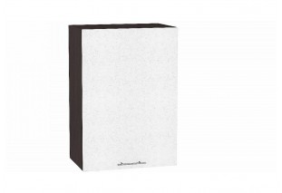 Шкаф верхний с 1-ой дверцей Валерия-М Белый металлик / Graphite 50 х 31,8 х 71,6 см