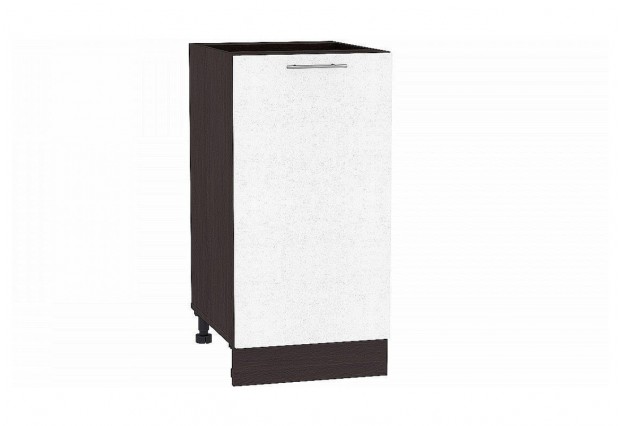 Шкаф нижний с 1-ой дверцей Валерия-М Белый металлик / Graphite 40 х 47,8 х 81,6 см