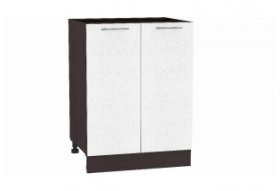 Шкаф нижний с 2-мя дверцами Валерия-М Белый металлик / Graphite 60 х 47,8 х 81,6 см