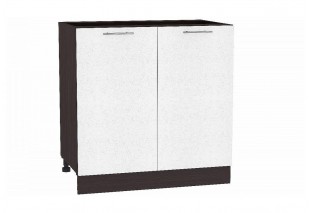 Шкаф нижний с 2-мя дверцами Валерия-М Белый металлик / Graphite 80 х 47,8 х 81,6 см
