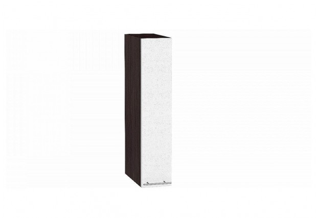 Шкаф верхний бутылочница Валерия-М Белый металлик / Graphite 15 х 31,8 х 71,6 см