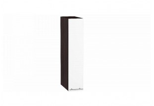 Шкаф верхний бутылочница Валерия-М Белый глянец / Graphite 15 х 31,8 х 71,6 см