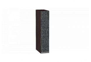 Шкаф верхний бутылочница Валерия-М Черный металлик дождь / Graphite 15 х 31,8 х 71,6 см