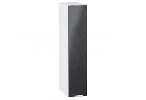 Шкаф верхний бутылочница Фьюжн Anthracite / Белый 15 х 32 х 71,6 см