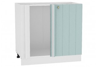 Шкаф нижний угловой Прованс Голубой / Белый 89 х 47,8 х 81,6 см