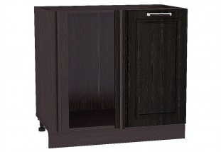 Шкаф нижний угловой Прага Венге премиум / Graphite 89 х 47,8 х 81,6 см
