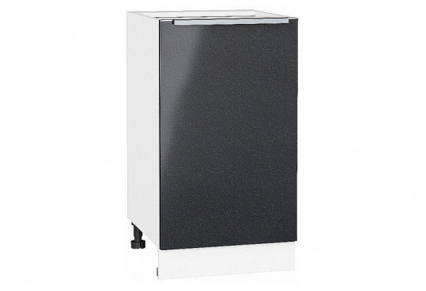Шкаф нижний с 1-ой дверцей Фьюжн Anthracite / Белый 45 х 48 х 81,6 см