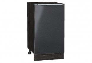 Шкаф нижний с 1-ой дверцей Фьюжн Anthracite / Graphite 45 х 48 х 81,6 см