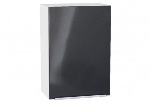 Шкаф верхний с 1-ой дверцей Фьюжн Anthracite / Белый 50 х 32 х 71,6 см