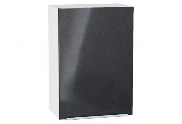 Шкаф верхний с 1-ой дверцей Фьюжн Anthracite / Белый 50 х 32 х 71,6 см
