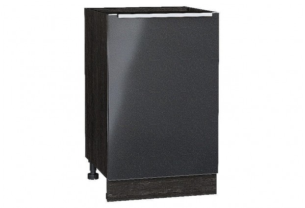 Шкаф нижний с 1-ой дверцей Фьюжн Anthracite / Graphite 50 х 48 х 81,6 см