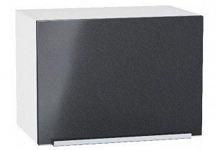 Шкаф верхний горизонтальный Фьюжн Anthracite / Белый 50 х 32 х 35,8 см