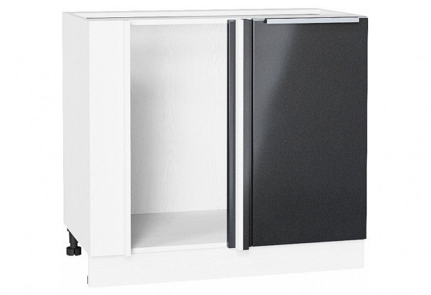 Шкаф нижний угловой Фьюжн Anthracite / Белый 89 х 48 х 81,6 см