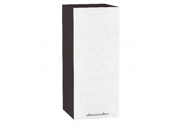 Шкаф верхний с 1-ой дверцей Валерия-М Белый металлик / Graphite 30 х 31,8 х 92 см