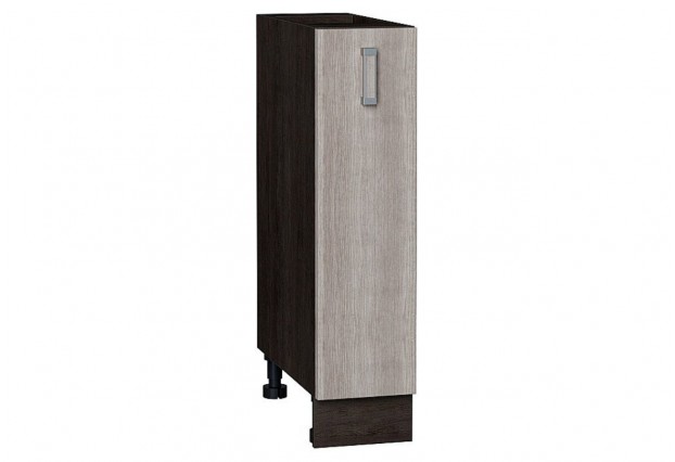 Шкаф нижний бутылочница Лофт Cappuccino Veralinga / Graphite 20 х 48 х 81,6 см