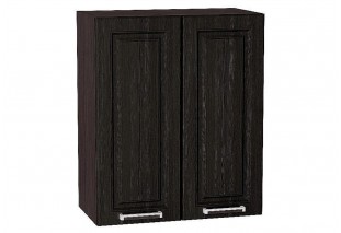 Шкаф верхний с 2-мя дверцами Прага Венге премиум / Graphite 60 х 31,8 х 92 см