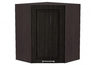 Шкаф верхний угловой Прага Венге премиум / Graphite 60 х 60 х 92 см