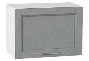Шкаф верхний горизонтальный Сканди Grey Softwood / Белый 50 х 32 х 35,8 см