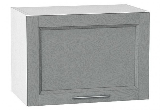 Шкаф верхний горизонтальный Сканди Grey Softwood / Белый 50 х 32 х 35,8 см