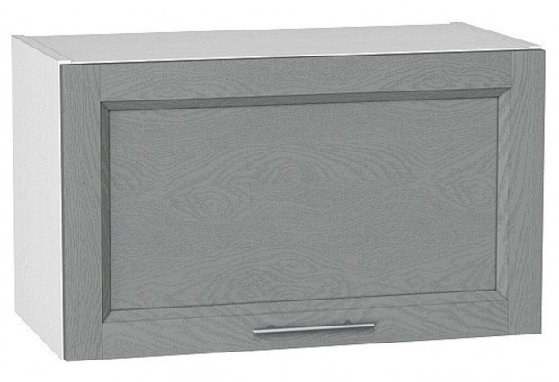Шкаф верхний горизонтальный Сканди Grey Softwood / Белый 60 х 32 х 35,8 см